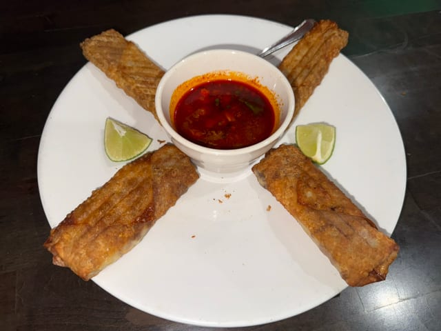 Birria Egg Rolls.
