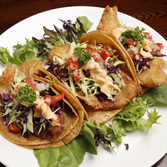 Tacos Ensenada (Ensenada Fish or Shrimp Tacos).